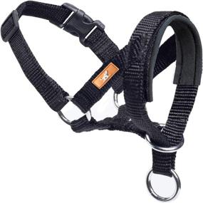 img 4 attached to 🐶 Wintchuk Dog Head Collar: Stop Pulling with Adjustable Fabric Padded Head Harness