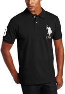 u s polo assn men's solid short sleeve clothing: classic style and unmatched quality logo