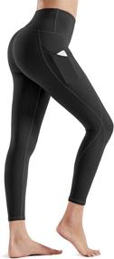 img 3 attached to Rocorose Control Stretch Waisted Leggings Women's Shoes : Athletic