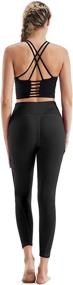 img 1 attached to Rocorose Control Stretch Waisted Leggings Women's Shoes : Athletic