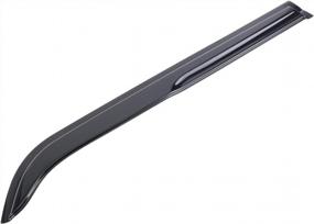 img 1 attached to MUCO MCD Window Visor Side Wint Deflector For 2011-2019 Explorer-Tape на темных тонированных акриловых солнцезащитных щитках