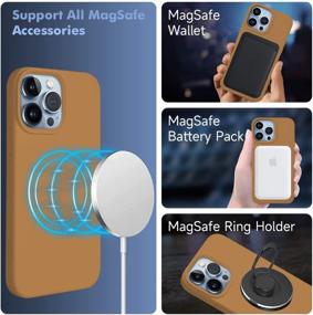 img 3 attached to Kimguard Silicone Magnetic Case For IPhone 12 Pro Max Magsafe Case Silicone Phone Case With Microfiber Lining For IPhone 12 Pro Max 6 Replacement Parts