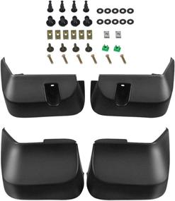img 4 attached to A-premium Splash Guards Mud Flaps Mudflaps for Subaru Forester 2009-2013 - Full Set of 4, Front & Rear