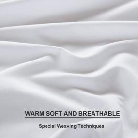 img 1 attached to Sleep In Comfort With TEKAMON Premium 1800TC Bed Sheet Set - Soft, Breathable, And Wrinkle-Free Microfiber Polyester Sheets With 10-16" Extra Deep Pockets In Twin Size And White Color