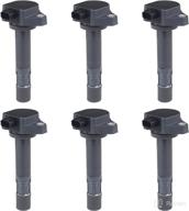 high-quality replacement ignition coils for acura mdx, rdx, rl, tl, zdx, tsx, honda pilot, ridgeline - set of 6 coils логотип