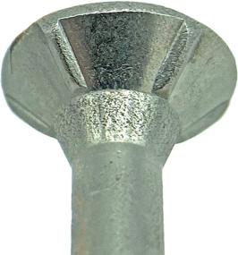 img 1 attached to Silver Stainless Steel Screw Drive Fasteners : Screws