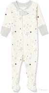 cozy and cute: moon and back by hanna andersson girls' one piece footed pajama logo