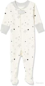 img 4 attached to Cozy and Cute: Moon and Back by Hanna Andersson Girls' One Piece Footed Pajama