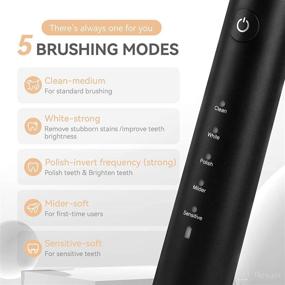 img 3 attached to Ultrasonic 🦷 Electric Rechargeable DROIMA Toothbrush