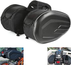 img 4 attached to 🏍️ Premium Motorcycle Saddle Bags: Waterproof, Durable, and Versatile