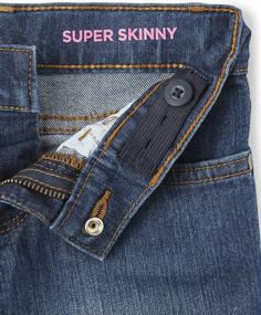 img 1 attached to Найдите стиль и комфорт для своей маленькой модницы с джинсами Super Skinny для девочек Children's Place