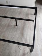 img 1 attached to Queen Metal Bed Frame With Headboard & Wood Slat Support - 11 Inch Platform For Mattress Foundation, No Box Spring Required By YITAHOME review by Susan Lautner