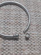 картинка 1 прикреплена к отзыву Браслет-браслет ChicSilver из 925 стерлингового серебра: модные открытые браслеты с двумя бусинами для женщин и девочек. от Paula Baker