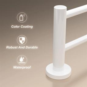 img 2 attached to Upgrade Your Bathroom And Kitchen With ZUEXT'S Adjustable Double Towel Bars