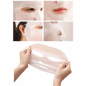 img 1 attached to Pack Of 2 Angzhili Silicone Moisturizing Mask Covers For Sheet Masks - Reusable Facial Cover With Hook To Slow Down Essence Evaporation For Enhanced Face Care (White)