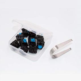 img 2 attached to 10-Pack Of Cherry MX Blue Tactile Key Switches (MX1AG1NN) For Plate-Mounted Mechanical Keyboards.