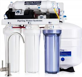 img 4 attached to ISpring RCC100P High Capacity 5-Stage Under Sink Water Filter Reverse Osmosis RO Drinking Water Filtration System, 100 GPD, Performance-Boosted