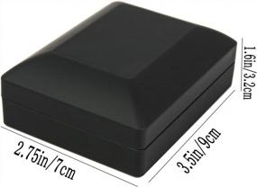 img 1 attached to LED Light Jewelry Case Organizer - ISuperb® Pendant Box Black Gift Box