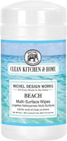 img 2 attached to Beach Scented Multi Surface Wipes by Michel Design Works