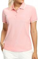 women's upf 50+ lightweight quick-dry golf polo shirt for tennis work tops by hiverlay logo
