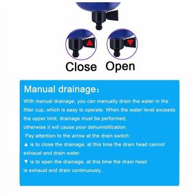 img 3 attached to NANPU Zinc Alloy Coalescing Filter & Desiccant Dryer System, Poly Bowl, Suitable For Paint Spray & Plasma Cutter (1/2" NPT)