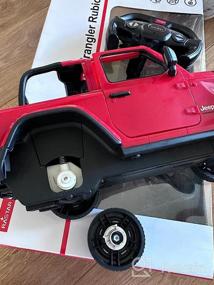 img 5 attached to RASTAR 1:14 Внедорожник с дистанционным управлением Jeep Wrangler JL RC Car, пружинная подвеска и открытая дверь игрушечного автомобиля для детей и взрослых, 2.4Ghz RED