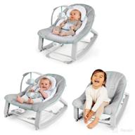 👶 ingenuity keep cozy 3-in-1 vibrating baby bouncer seat & toddler rocker - weaver, newborn and up logo