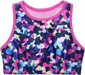 img 1 attached to CHICTRY Athletic Leggings Gymnastics Camouflage Girls' Clothing - Active
