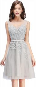 img 1 attached to Stylish And Elegant Tulle Lace Applique Dresses For Junior'S Formal Occasions By Babyonlinedress
