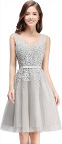 img 4 attached to Stylish And Elegant Tulle Lace Applique Dresses For Junior'S Formal Occasions By Babyonlinedress