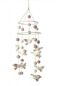 img 1 attached to Delightful Pehr Birds Of A Feather Mobile - Enhance Your Baby'S Nursery With Multi-Colored Flair!