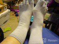 img 1 attached to 🧦 CaiDieNu Women's Toe Socks: Colorful Animal Cotton Five Finger Socks for Funny Casual Style review by Micael Rau