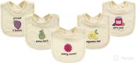 👶 organic cotton bibs for babies by touched by nature логотип