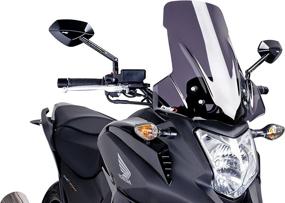 img 1 attached to 🔍 Enhance Your Touring Experience with Puig 5992F Dark Smoke Touring Screen