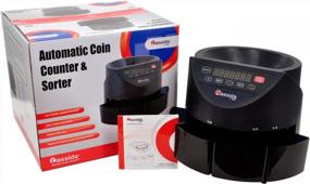 img 1 attached to High-Speed Electronic Coin Sorter And Counter - Counts 1¢, 5¢, 10¢, And 25¢ Coins At 250 Coins/Minute - Designed For 110 VAC