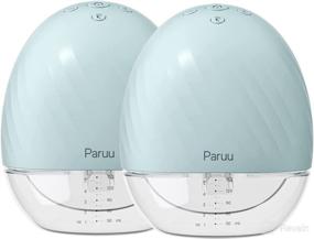 img 4 attached to 🤱 Double Wearable Breast Pump: Paruu Hands-Free Pump with 2 Modes & 5 Levels for Convenient, Discreet Breastfeeding