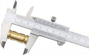 img 3 attached to 6 Inch/150Mm Stainless Steel Vernier Caliper Measuring Tool - High Precision And Durability For Accurate Measurements