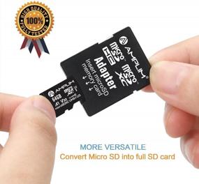 img 2 attached to Amplim Micro SD Card 64GB, 2 Pack Extreme High Speed ​​MicroSD Memory Plus Adapter, MicroSDXC U3 Class 10 V30 UHS-I Nintendo-Switch, Go Pro Hero, Surface, Phone Galaxy, Camera Security Cam, Tablet, PC