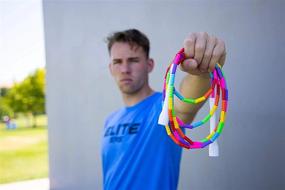 img 2 attached to Soft, Non-Toxic Jump Rope For Kids And Adults - Durable Outdoor Beads!