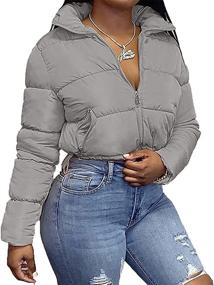 img 4 attached to Winter Jackets Puffer Lightweight Quilted Women's Clothing in Coats, Jackets & Vests