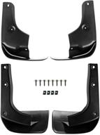 🚗 a-premium splash guards mud flaps mudguards for lexus rx330/rx350/rx400h 2004-2009 (front and rear 4-pc set) logo