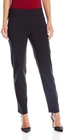 img 1 attached to 👖 Plus-Size Super Stretch Millennium Welt Pocket Pull-on Career Pant for Women by Briggs New York