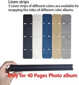 img 3 attached to Self-Adhesive Refill Pages For 11X10.6 Inch Vienrose Photo Album Scrapbook