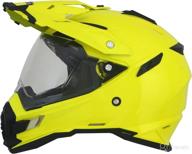 🔆 stay visible and protected with the afx hi-vis yellow fx-41ds helmet logo