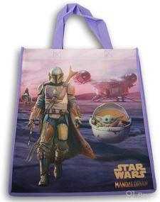 img 1 attached to Mandalorian Baby Yoda Reusable Purple