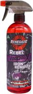 🧲 revolutionary renegade products voodoo x iron remover: ultimate solution for effortless auto detailing - removes iron, brake dust, and rust from paint and wheels logo