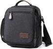 canvas messenger bag for men - xincada shoulder bag ideal for travel, work, and business purposes logo