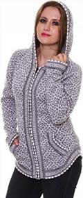 img 4 attached to Women'S Winter Knit Cardigan: Gamboa Alpaca Wool Sweater For Women - Stylish And Warm Alpaca Sweater For Women