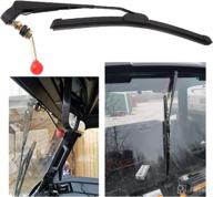 🧹 conpus utv manual wiper for polaris ranger 570, 800, 900, 1000 & rzr xp, polari general 1000 can am kawasaki honda pioneer golf cart - hand operated windshield wiper logo