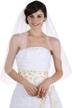 samky 1t 1 tier plain cut edge bridal wedding veil all length 30/36/45/60/72/90/108/120 logo